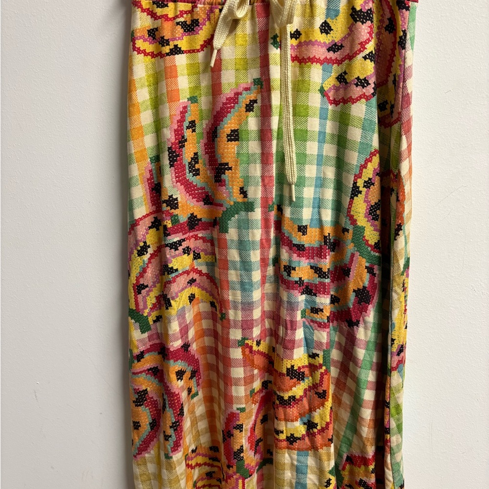 FARM Rio Multicolor A-Line Skirt size PP